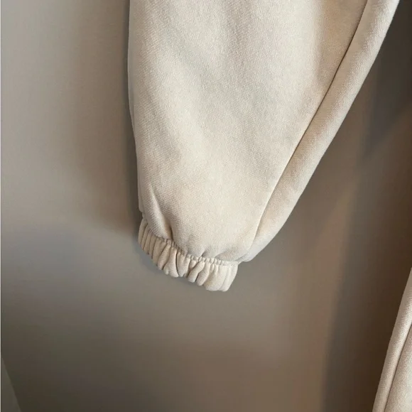 Women’s Beige White Fox Sweatpants - Picture 3 of 5